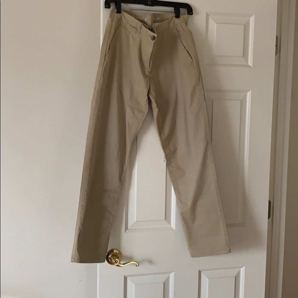 Gap Broken in Straight Khakis